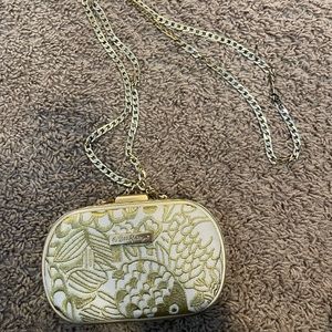 Lilly pulitzer by Target gold mini purse!